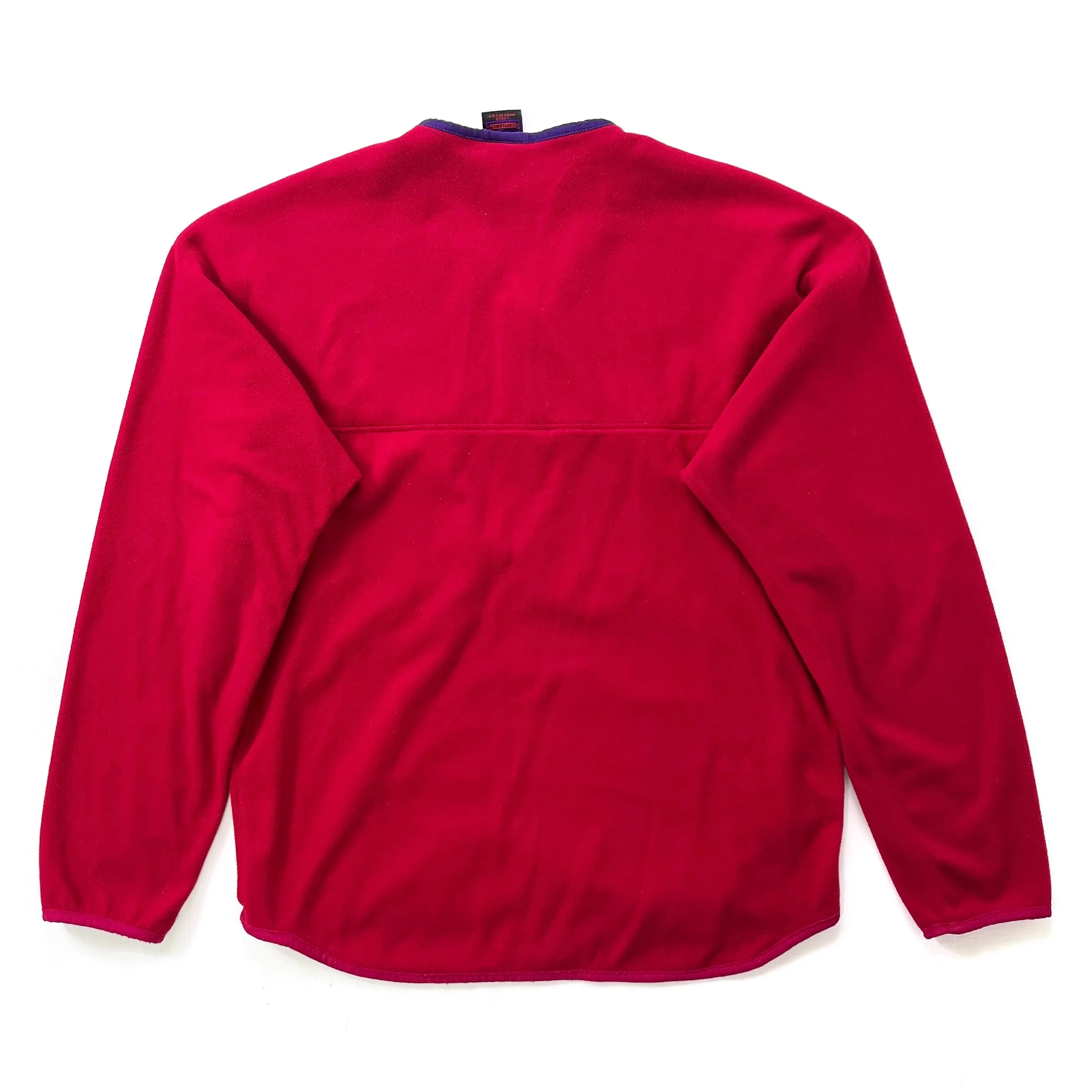 1992 Patagonia Lightweight Fleece Paddling Pullover, Red (M/L)