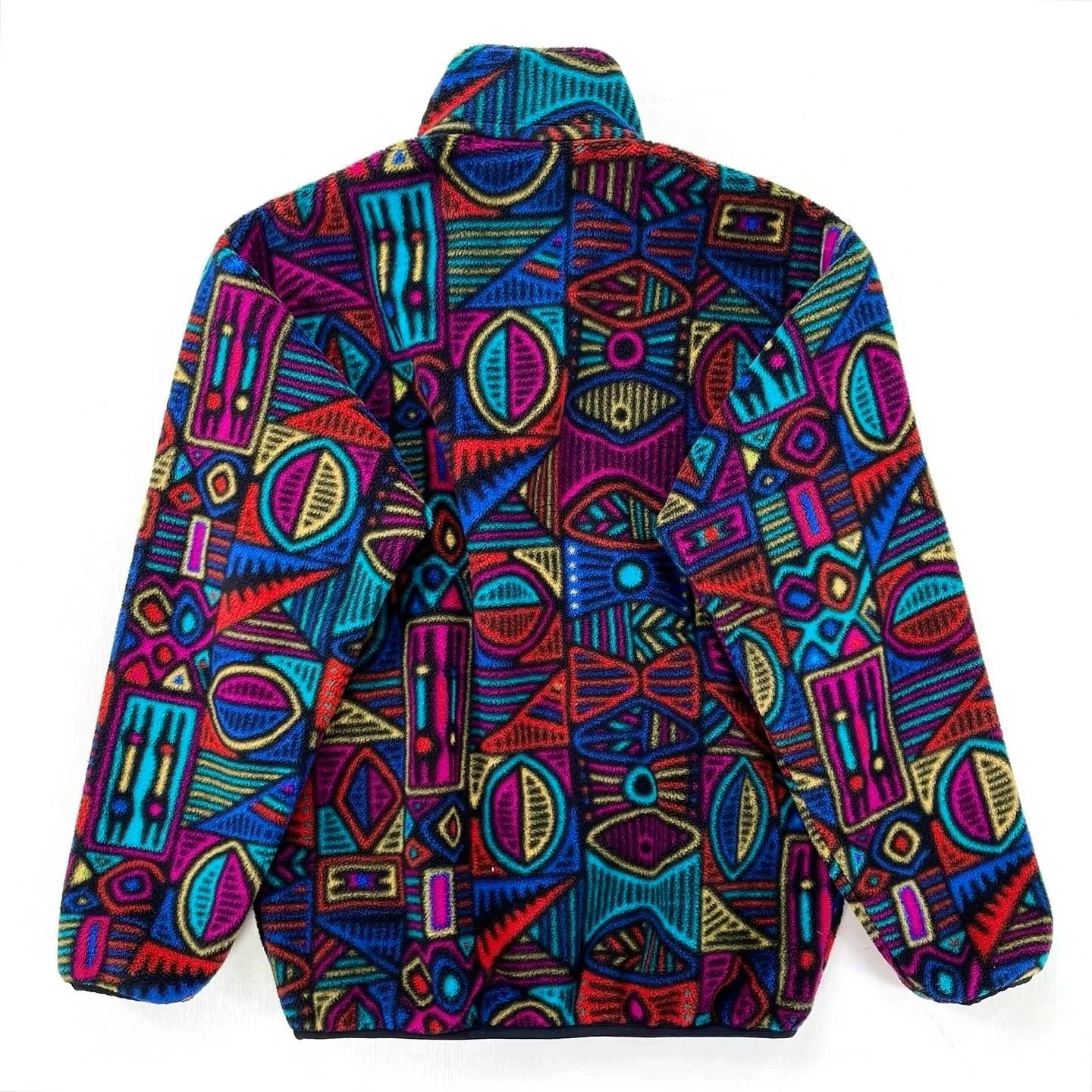 1995 Patagonia Printed Synchilla Snap-T Pullover, Aboriginal (S)