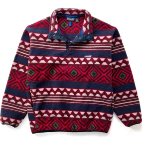 1996 Patagonia Printed Synchilla Snap-T, Saltillo: Burnt Chili (M)