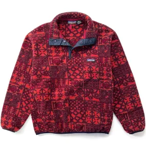 1997 Patagonia Printed Snap-T, Ghana Gourds: Spiced Orange (S)