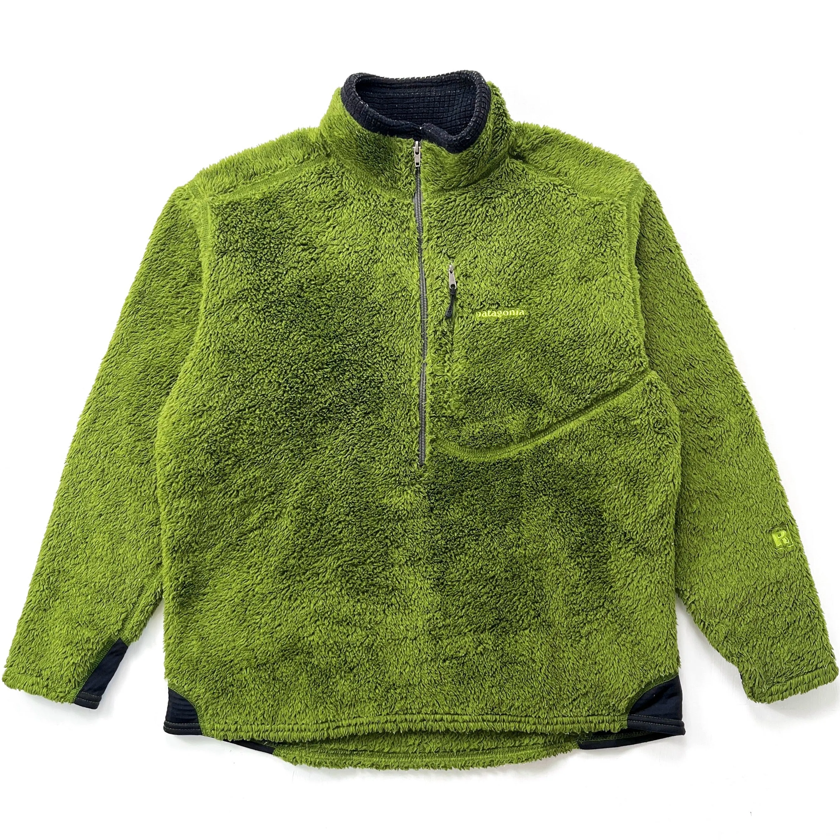 2004 Patagonia R2 High-Pile Body Rug Pullover, Moss Green (L)