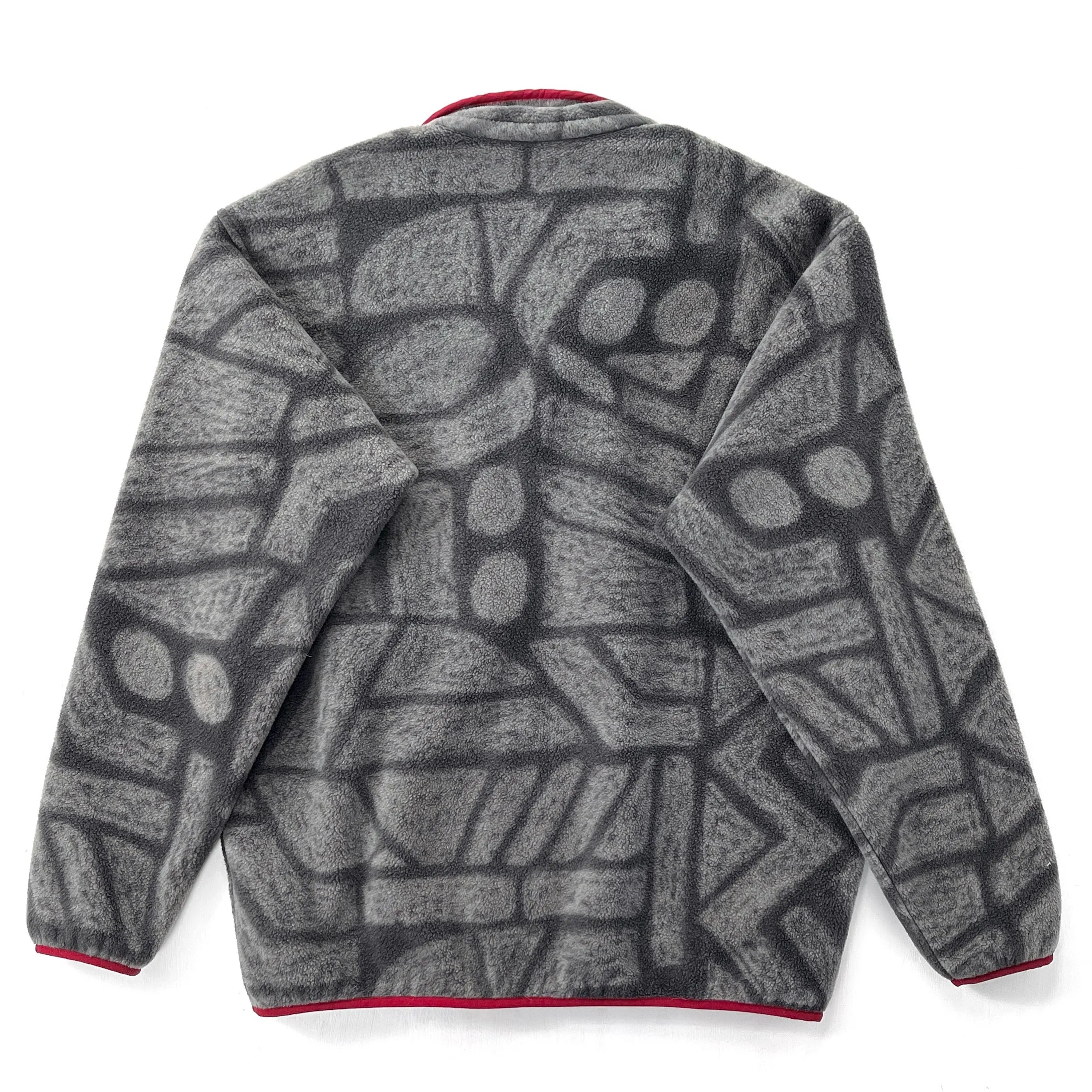 2015 Patagonia Printed Synchilla Snap-T, Shale: Forge Grey (L)