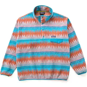 2017 Patagonia Printed Synchilla Snap-T, Laughing Waters: Blue (XL)