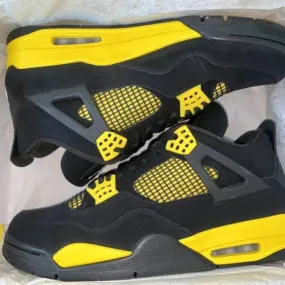 2023 nike air jordan 4 retro thunder tour yellow black