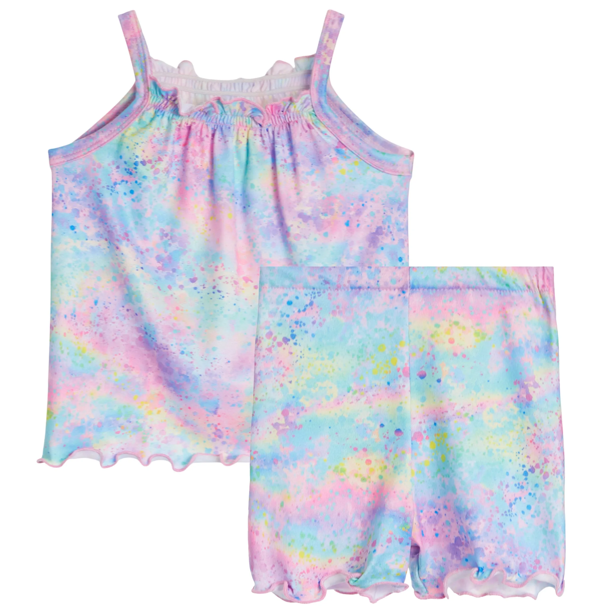 2pc Splattered Tank Set