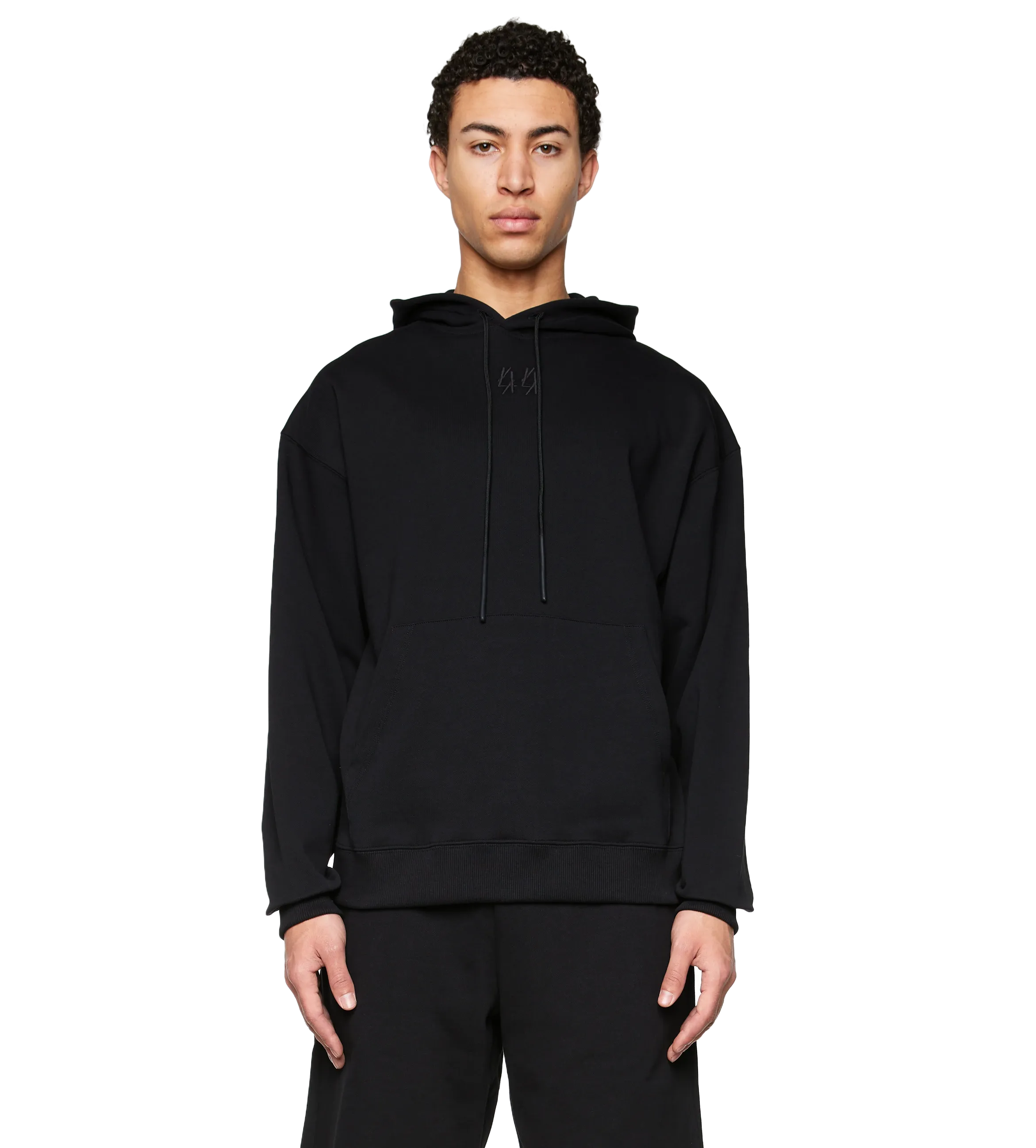 44 Label Group    Classic Logo Hoodie Black