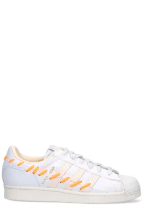 Adidas Superstar Logo-Patch Lace-Up Sneakers