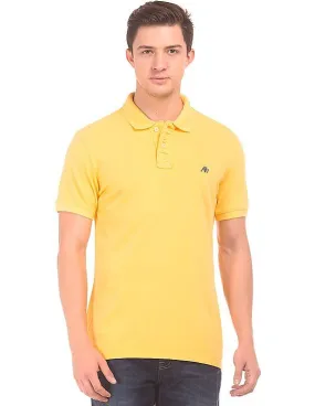 Aeropostale Solid Pique Polo Shirt