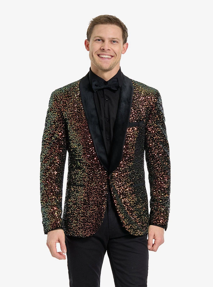 Amber Sequins Dinner Jacket