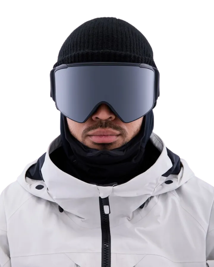 Anon M4S Cylindrical Snow Goggles + Bonus Lens + Mfi Face Mask - Smoke/Perceive Sunny Onyx Lens