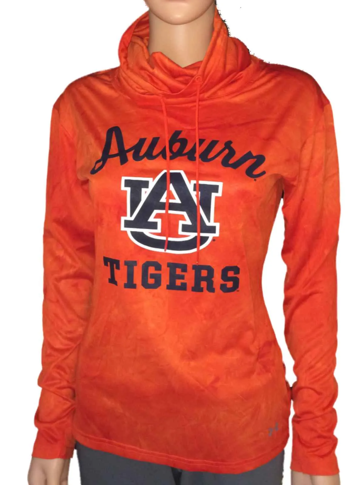 Auburn Tigers Under Armour Allseasongear WOMENS Funnel Neck LS Pullover (S)