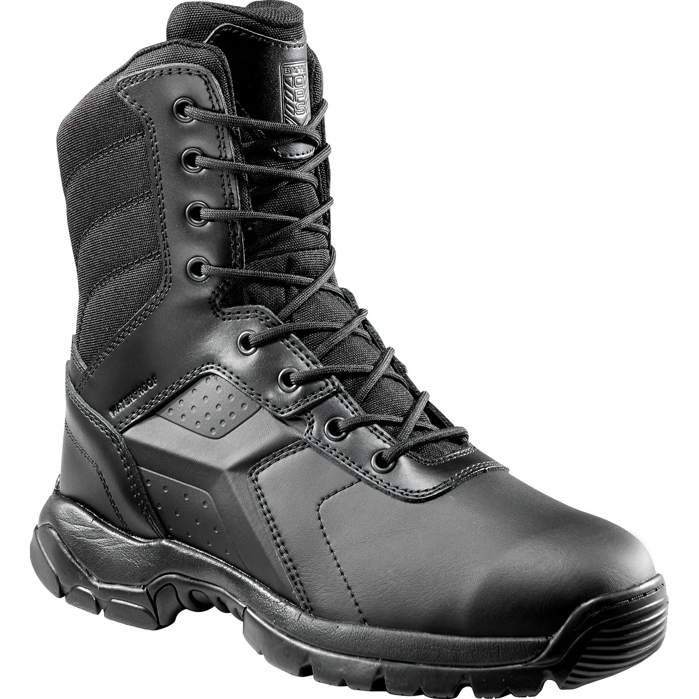 BD Protective Men's 8-inch Composite Toe Electrical Hazard Waterproof Zipper Tactical Boot