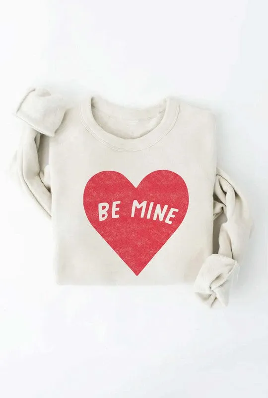 BE MINE Unisex Fleece Pullover