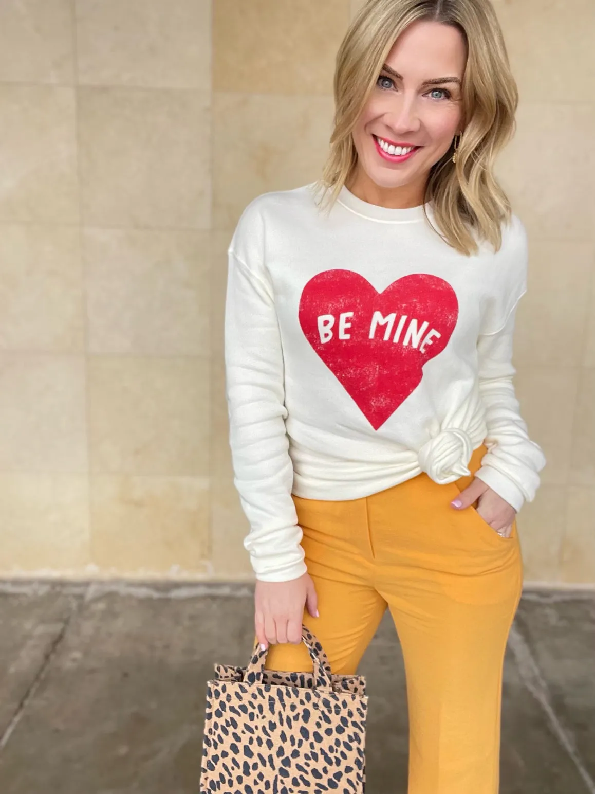 BE MINE Unisex Fleece Pullover