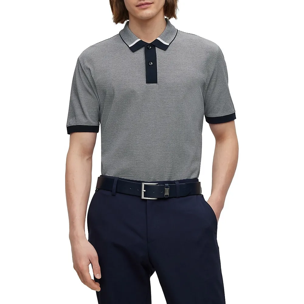 BOSS Two-Tone Polo Shirt