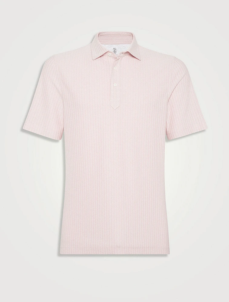 BRUNELLO CUCINELLI Pique Polo Shirt