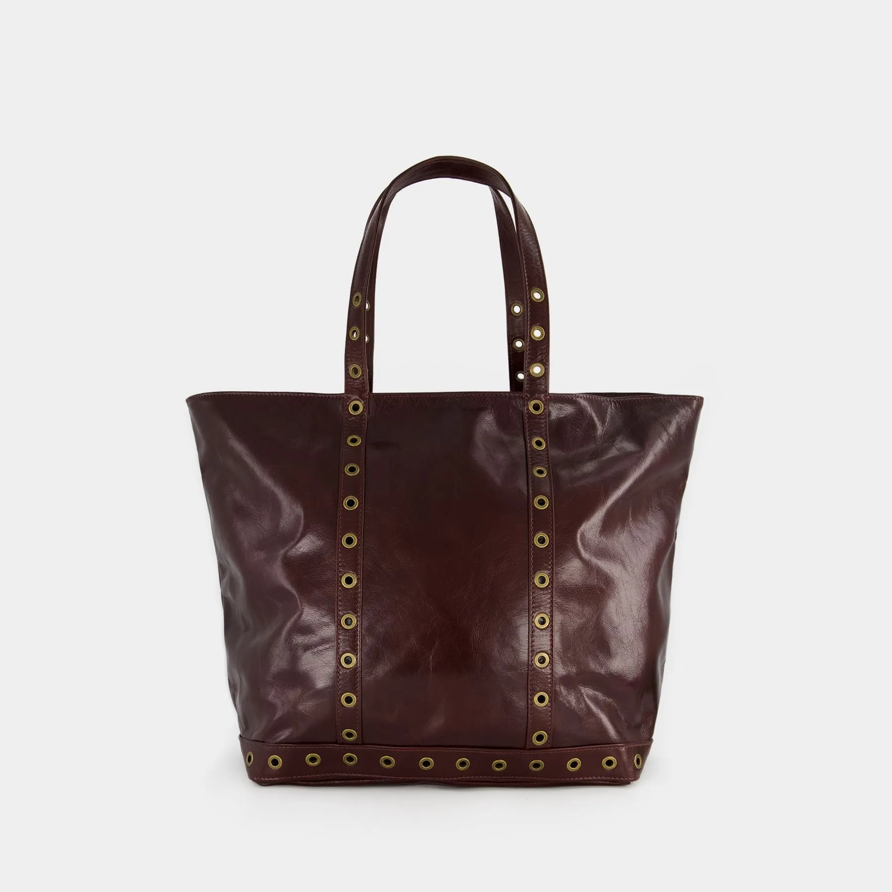 Cabas L tote - Vanessa Bruno - Leather - Chocolate