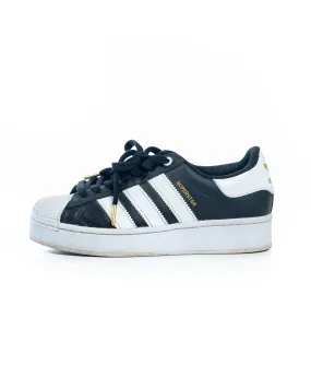 CERTIFIED THRIFT  ADIDAS SUPERSTAR BLACK WHITE (WOMEN'S) (REP BOX)