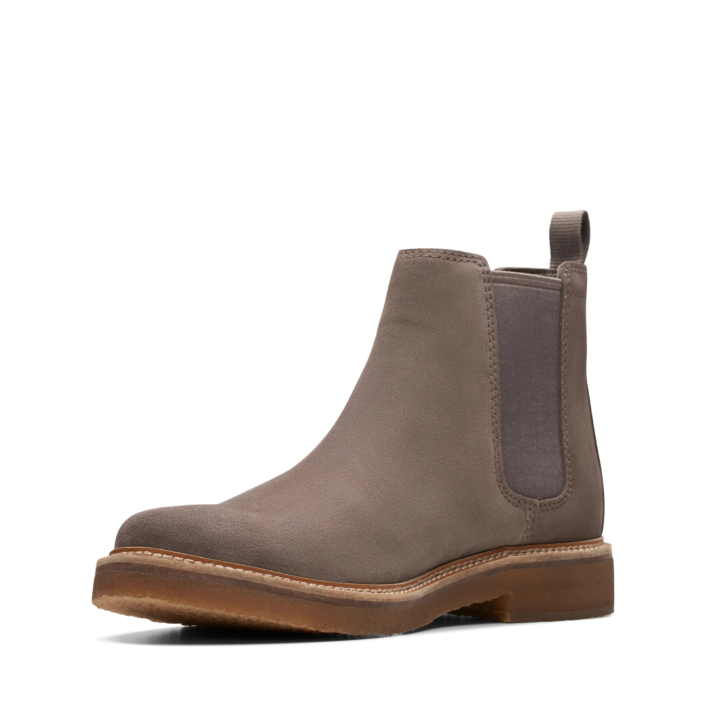 CLARKS | BOTINES CHELSEA HOMBRE | CLARKDALE EASY GREY SUEDE | GRIS