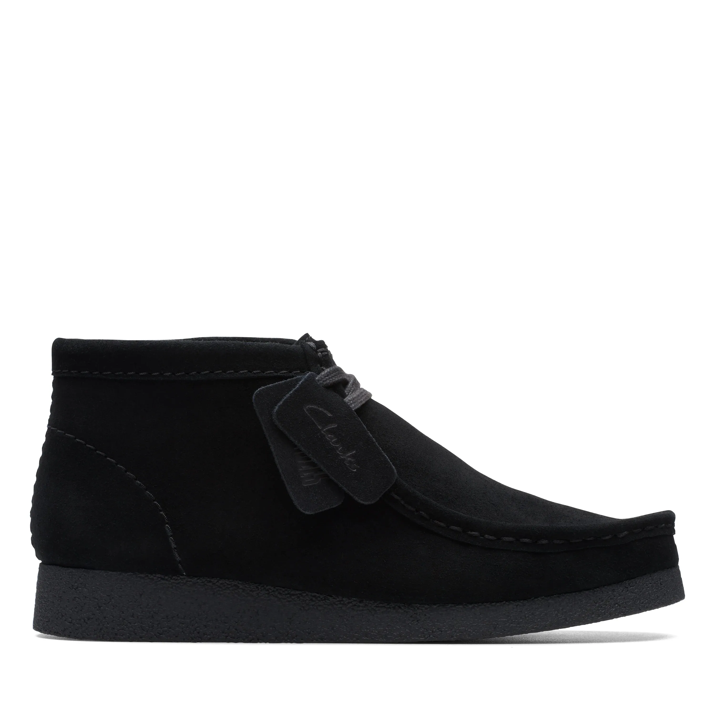 CLARKS | WALLABEE HOMBRE | WALLABEE EVO BOOT BLACK SUEDE | NEGRO