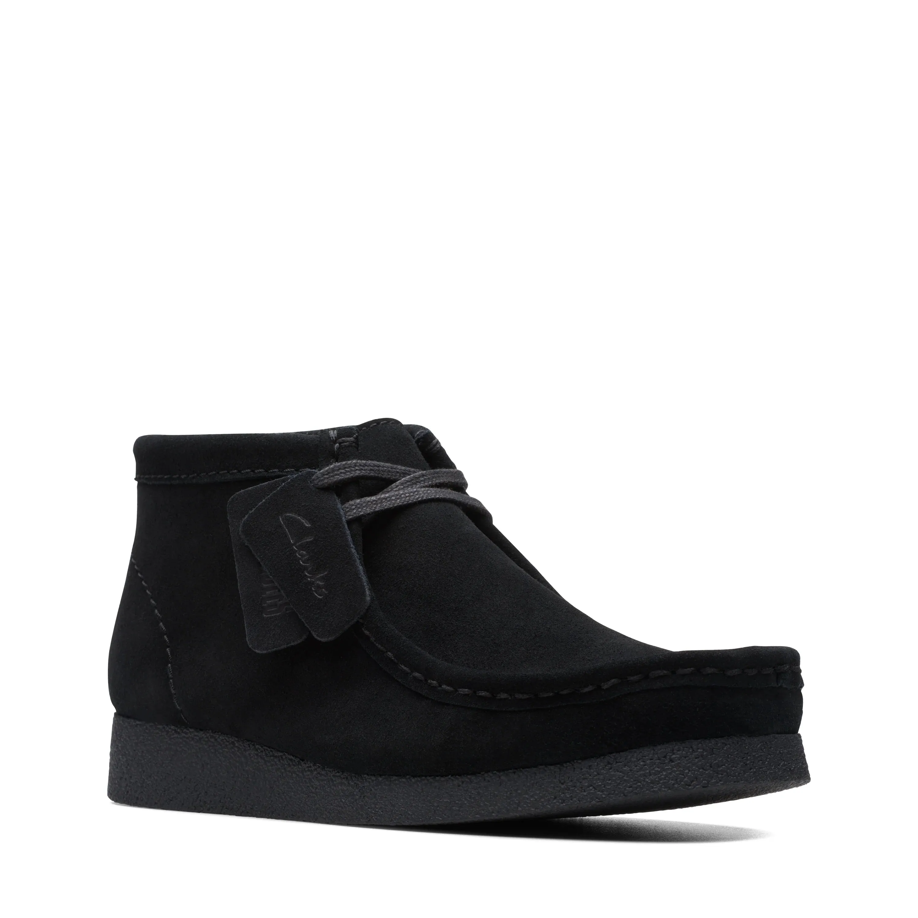 CLARKS | WALLABEE HOMBRE | WALLABEE EVO BOOT BLACK SUEDE | NEGRO