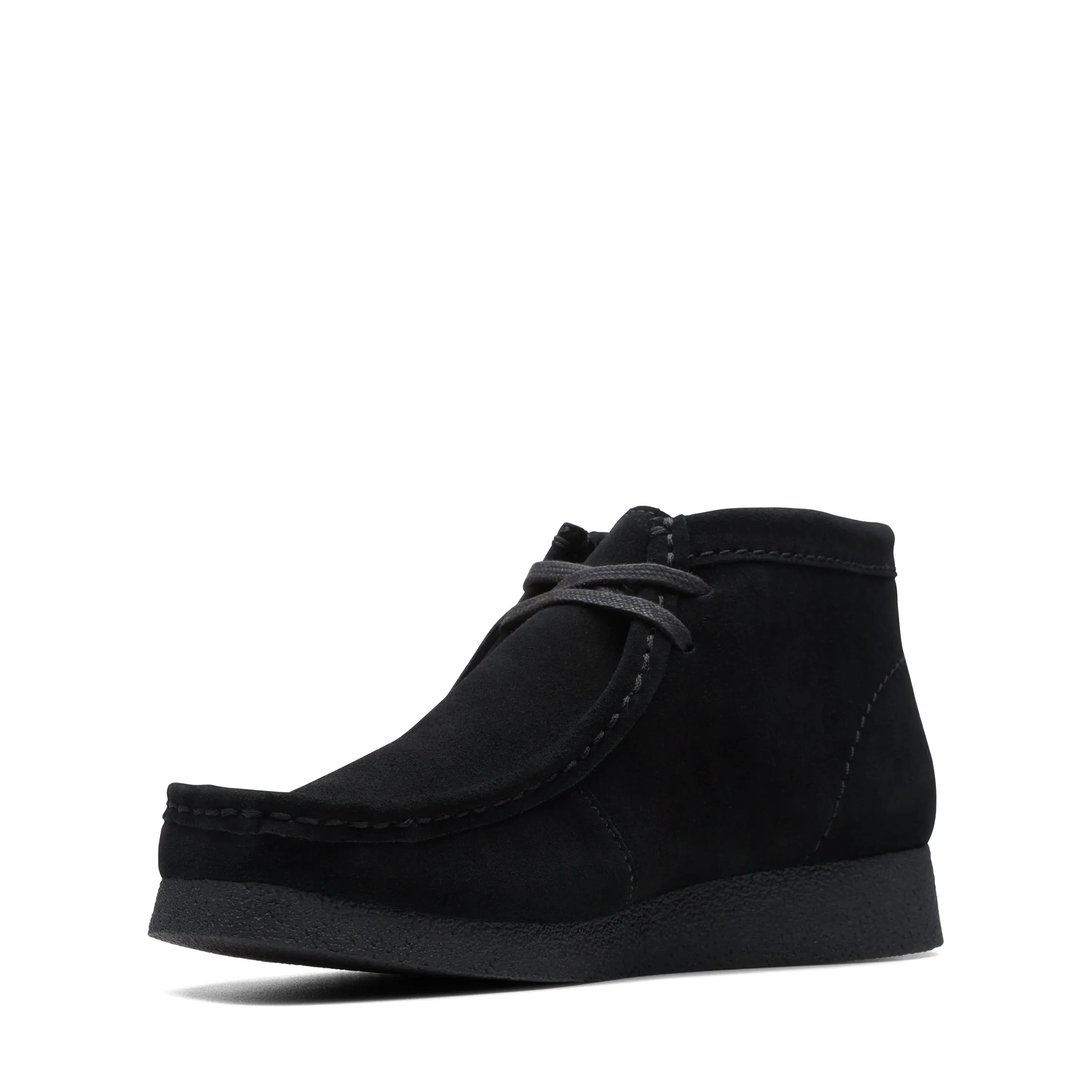 CLARKS | WALLABEE HOMBRE | WALLABEE EVO BOOT BLACK SUEDE | NEGRO