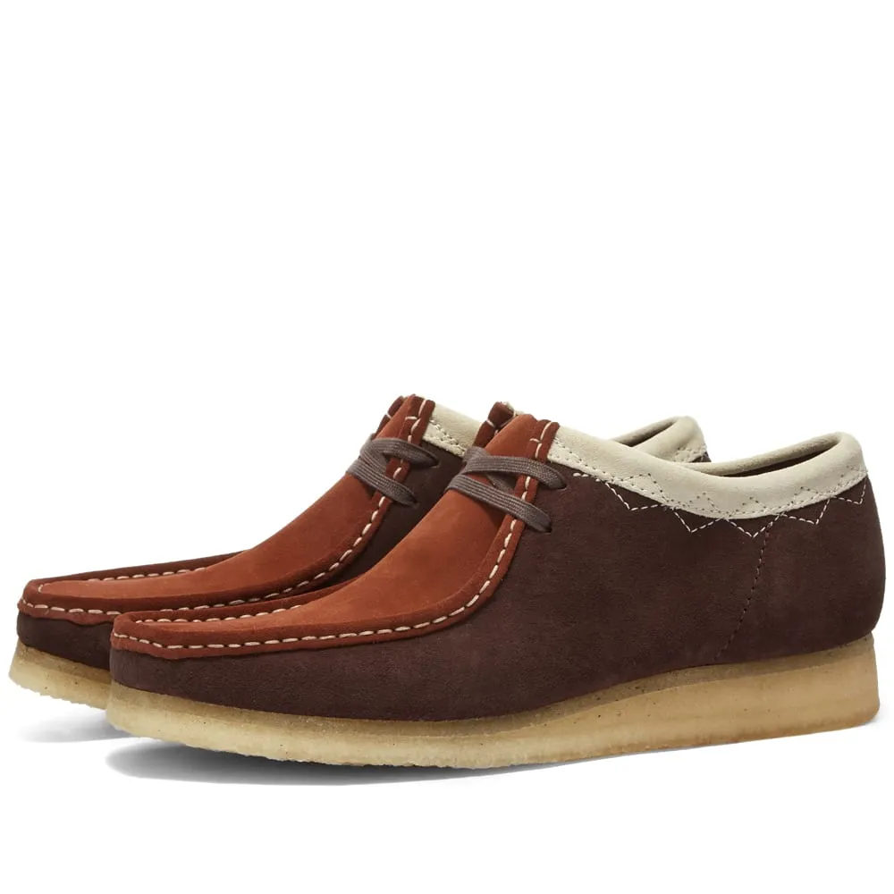 Clarks Originals Wallabee StitchDark Tan Combi