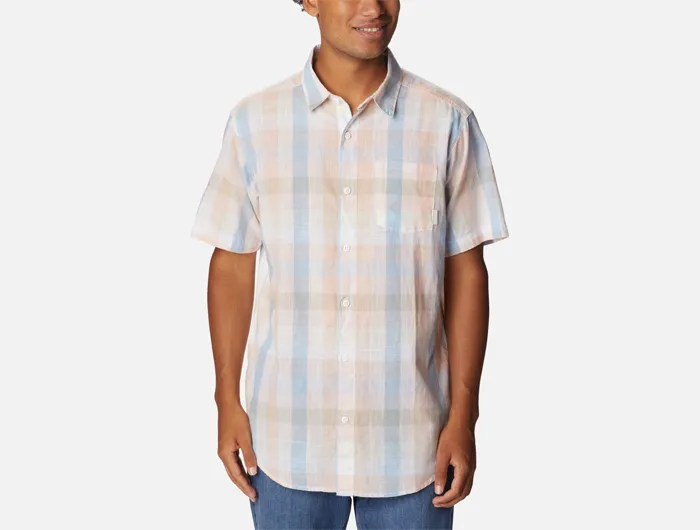 Columbia Men's Under Exposure Yarn-Dye Short Sleeve Shirt