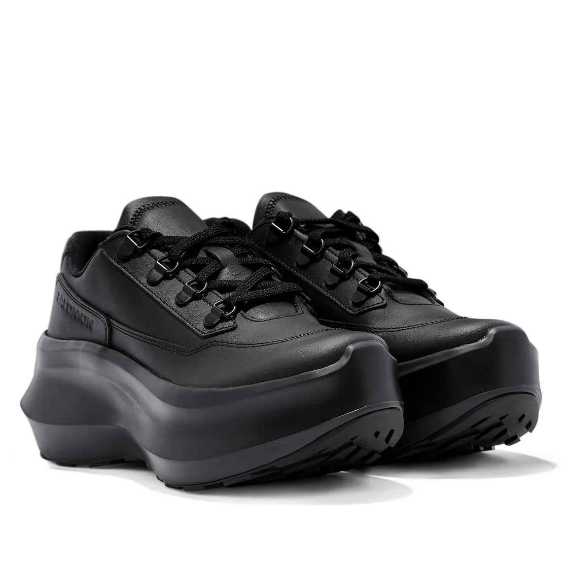 Comme des Garons x Salomon SR811 Leather Platform (Black)