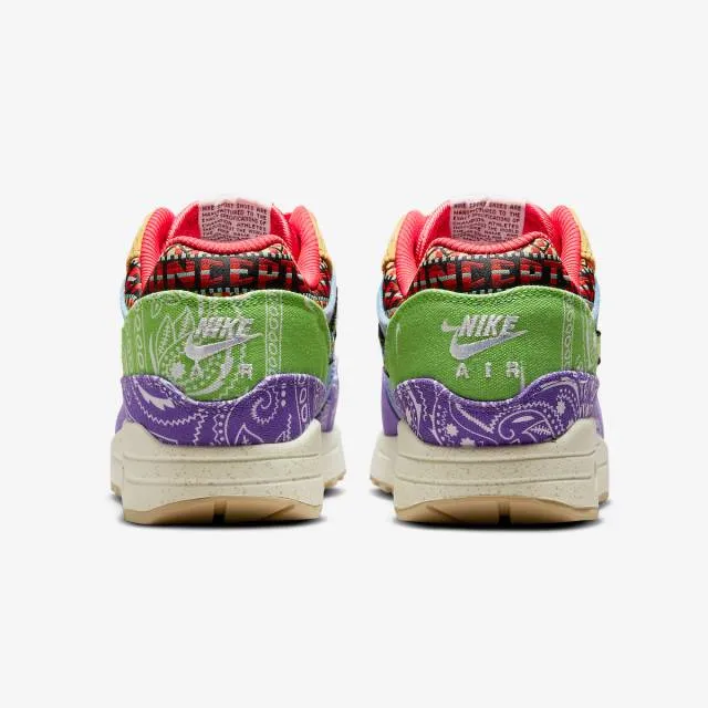 Concepts x nike air max 1 sp (far out special box/ wild violet/ multi-color/ multi-color/ sail) men