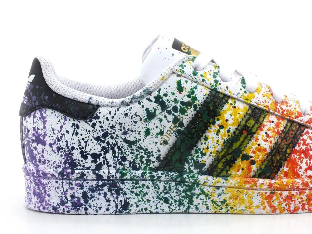 CUSTOM / ADIDAS Superstar Rainbow