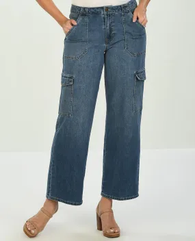 D Jeans Wide Women's Cargo Jean