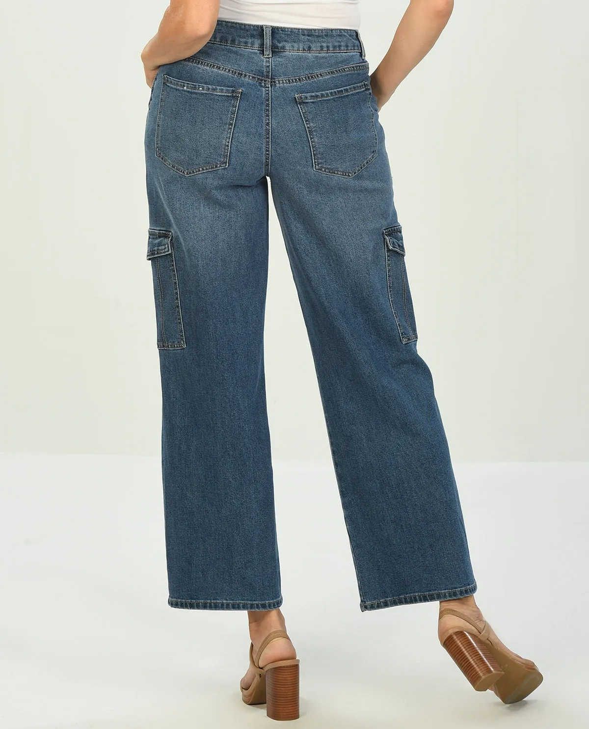 D Jeans Wide Women's Cargo Jean