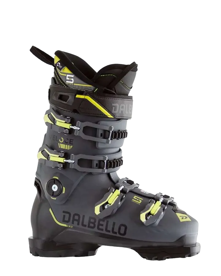 Dalbello Veloce 110 Grip Walk Ski Boot - Black / Grey / Acid Yellow - 2022