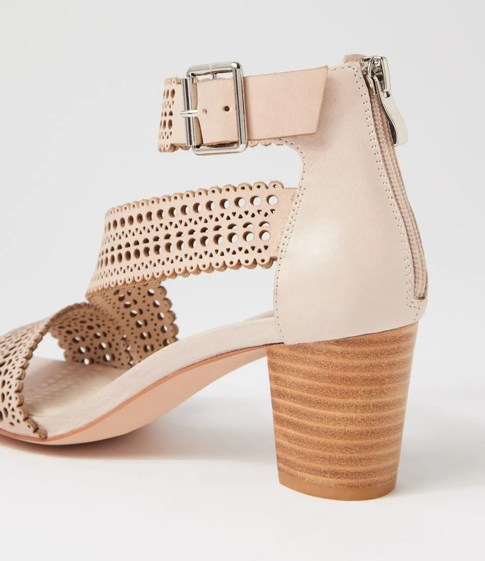 DJANGO & JULIETTE Capine Almond Natural Leather Sandals