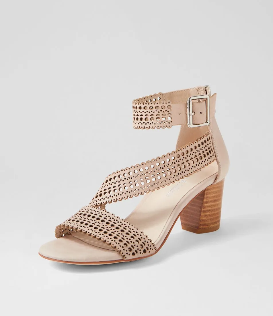 DJANGO & JULIETTE Capine Almond Natural Leather Sandals