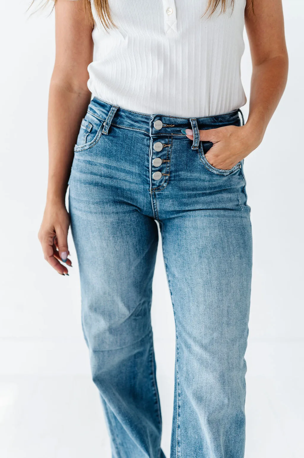 Dylan Button Down Jeans