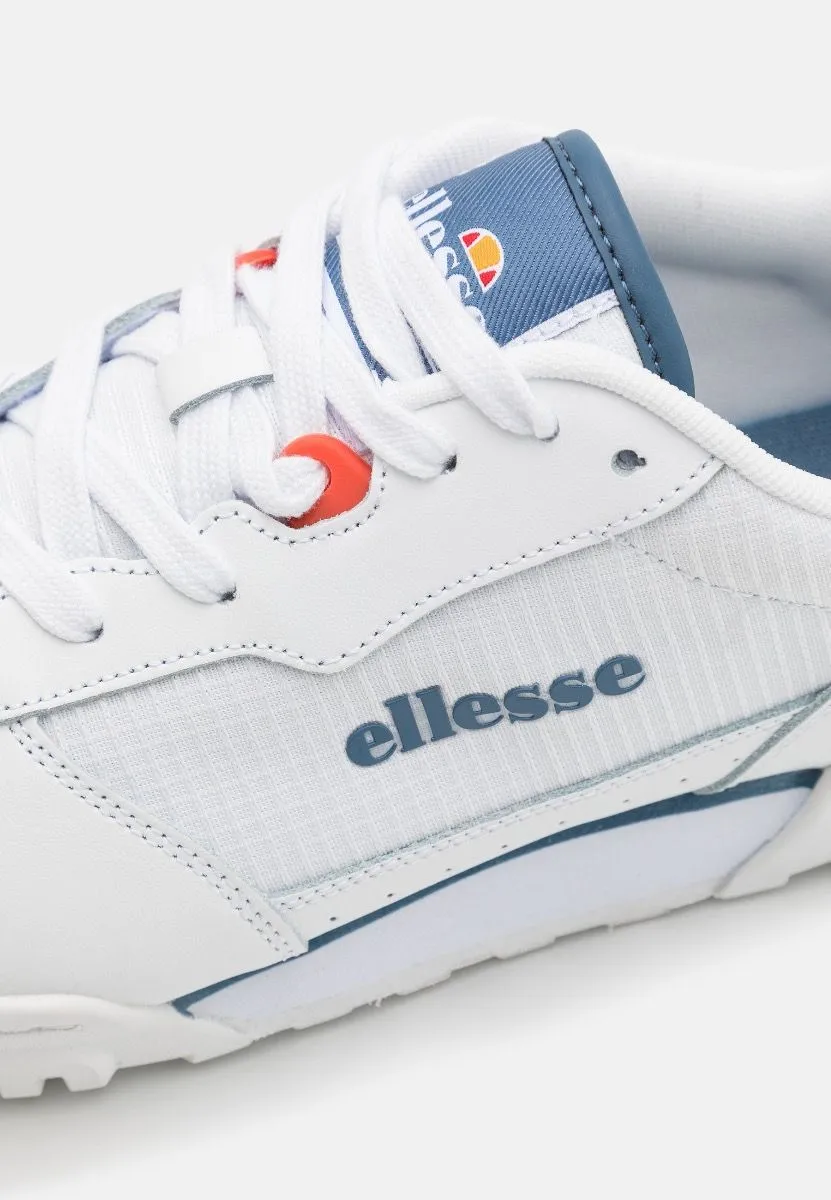 Ellesse Tanker Cupsule Leather Trainers White/Blue