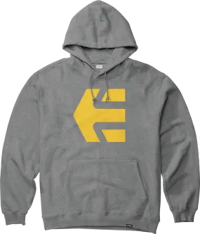 etnies Classic Icon Hoodie, Grey Yellow