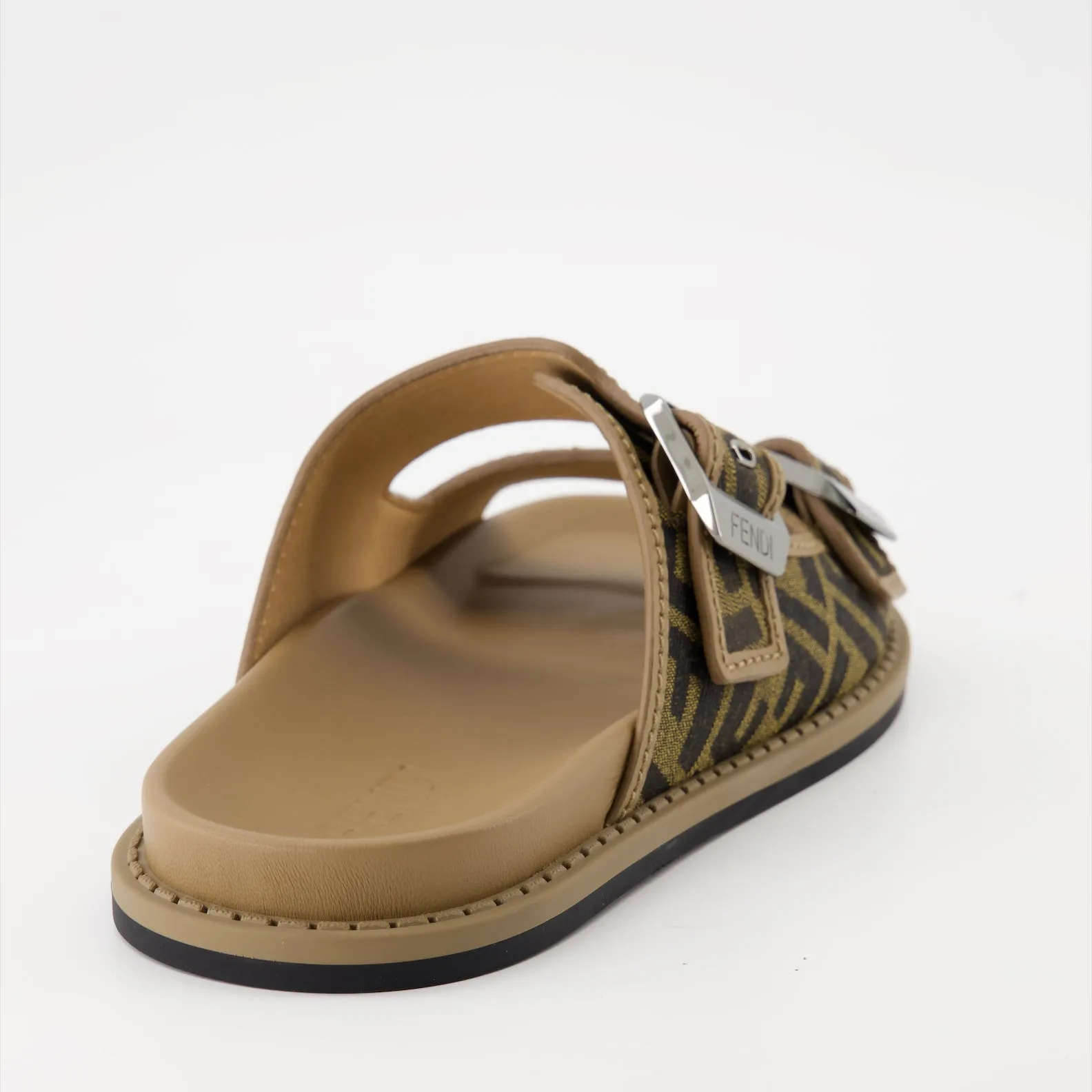 Fendi Feel FF Jacquard Sandals