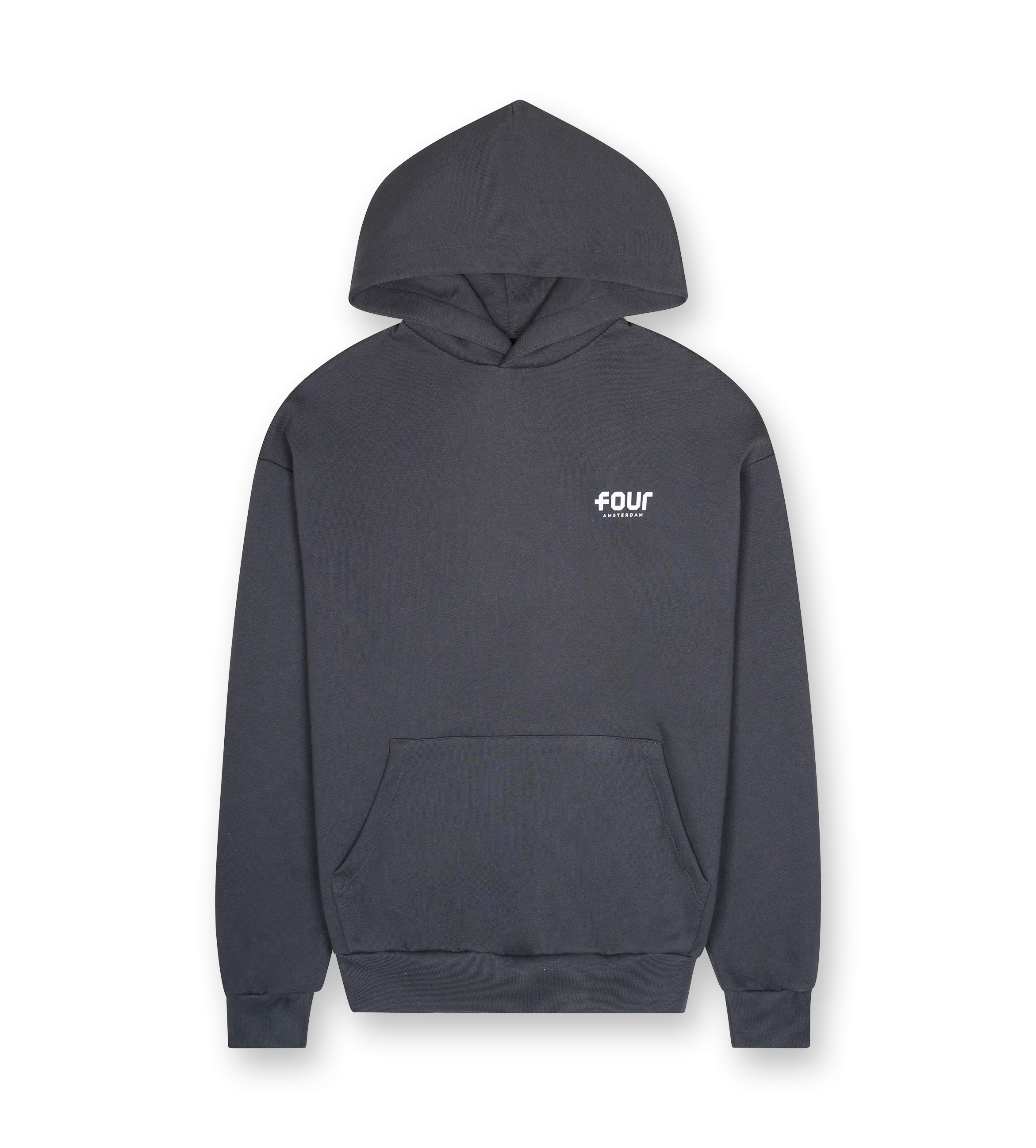 FOUR    Logo Hoodie Asphalt