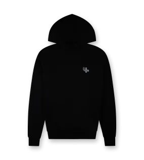 FOUR    Outline Logo Hoodie Black