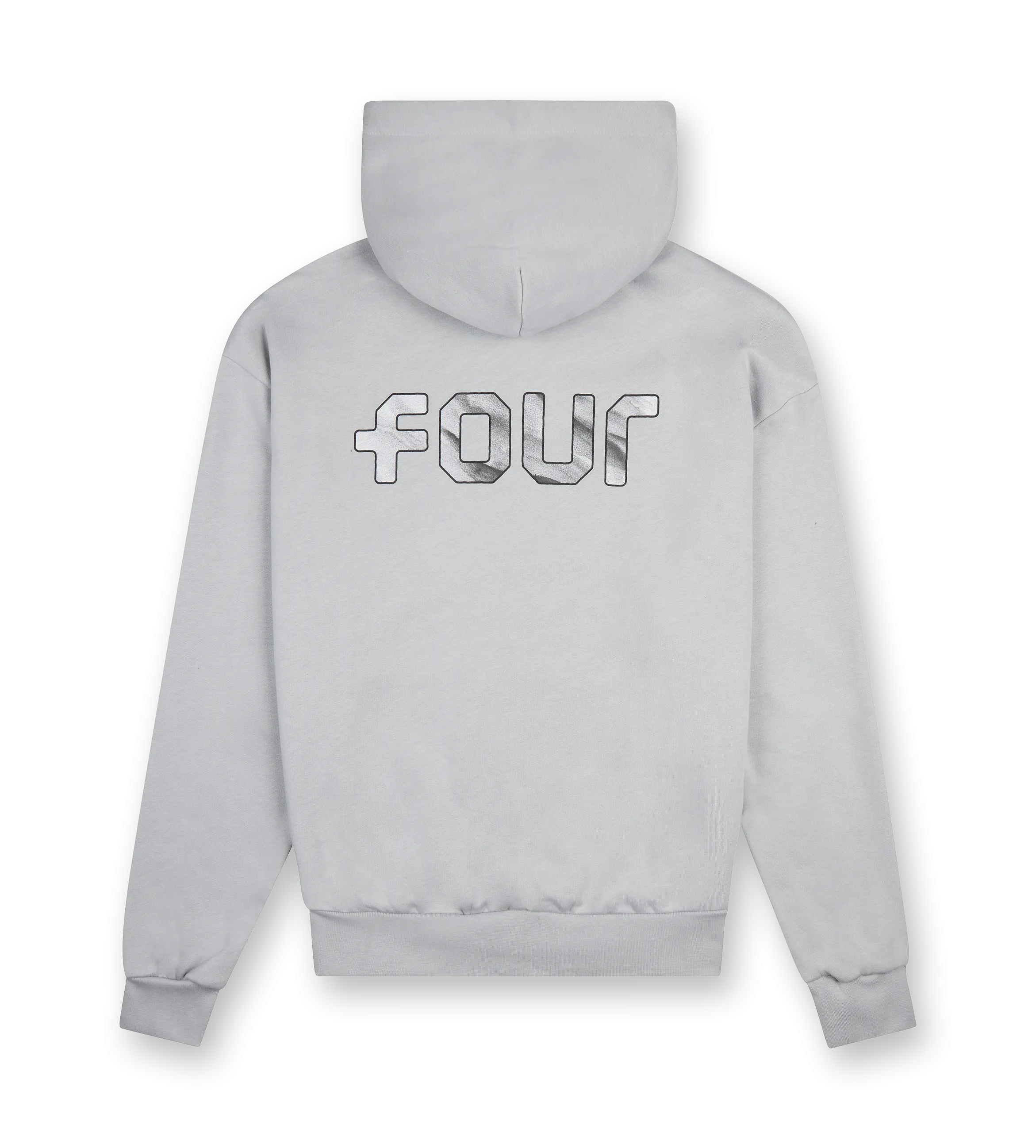 FOUR    Outline Logo Hoodie High Rise