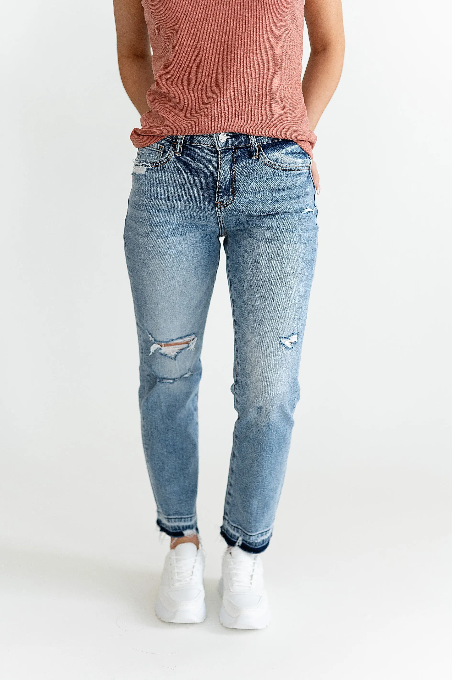 Frankie Straight Jeans - Size 24 & 25 Left