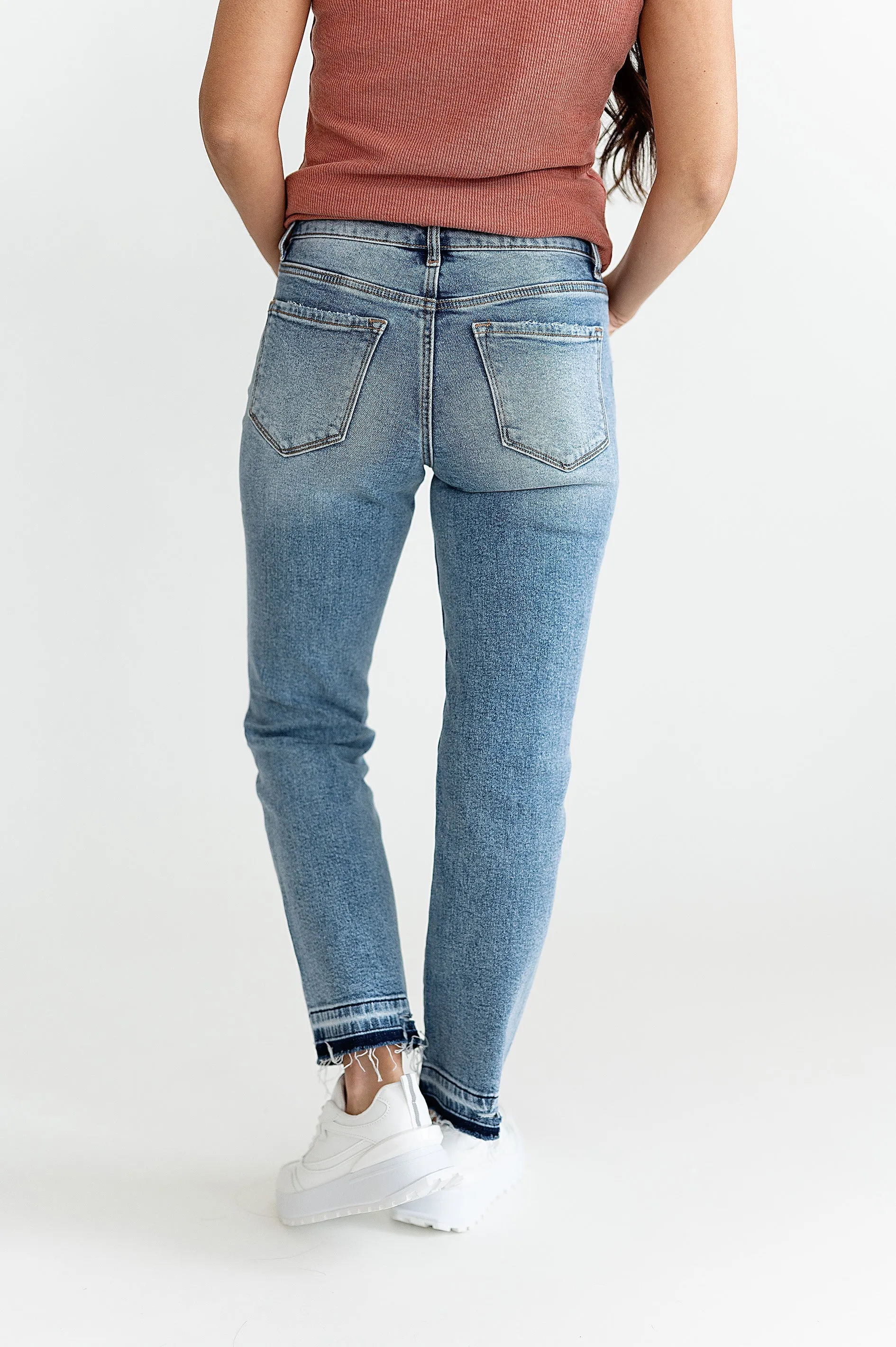 Frankie Straight Jeans - Size 24 & 25 Left