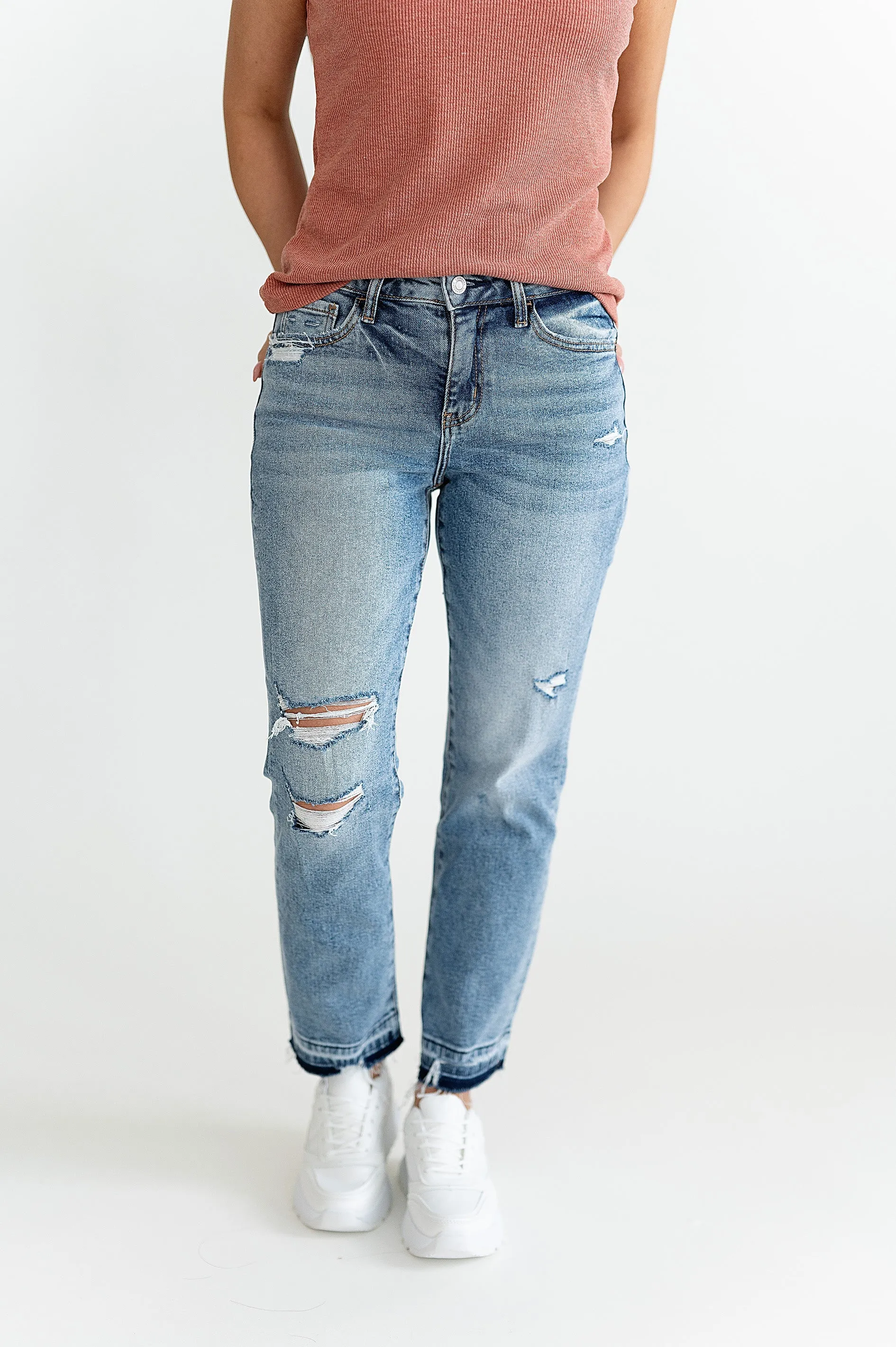 Frankie Straight Jeans - Size 24 & 25 Left