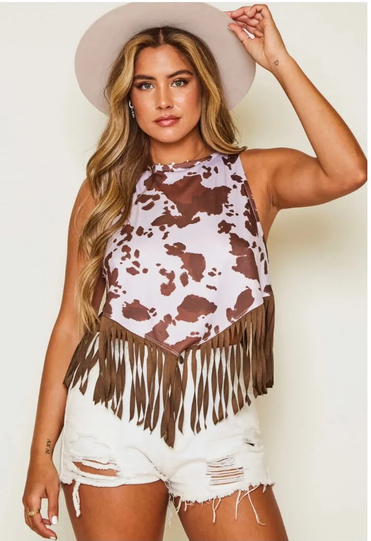 FRINGE TANK TOP