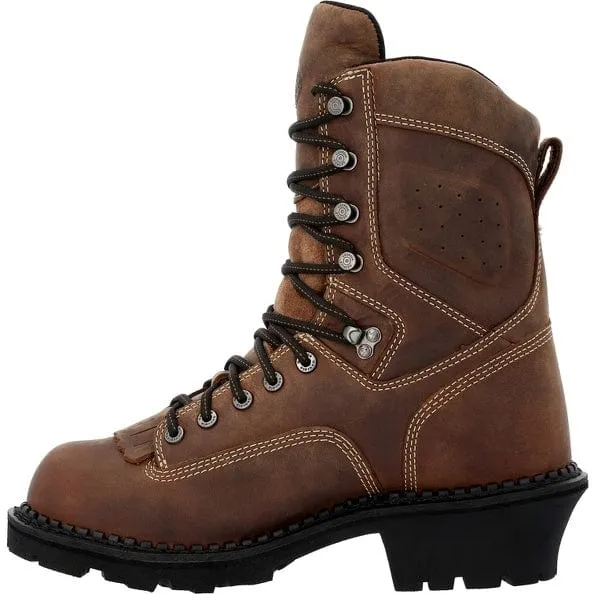 Georgia Boot Men's Crazy Horse USA Logger Waterproof Work Boot GB00539