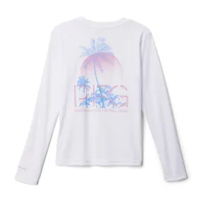 Girls' Columbia Long Sleeve Palm Rise Tidal Tee