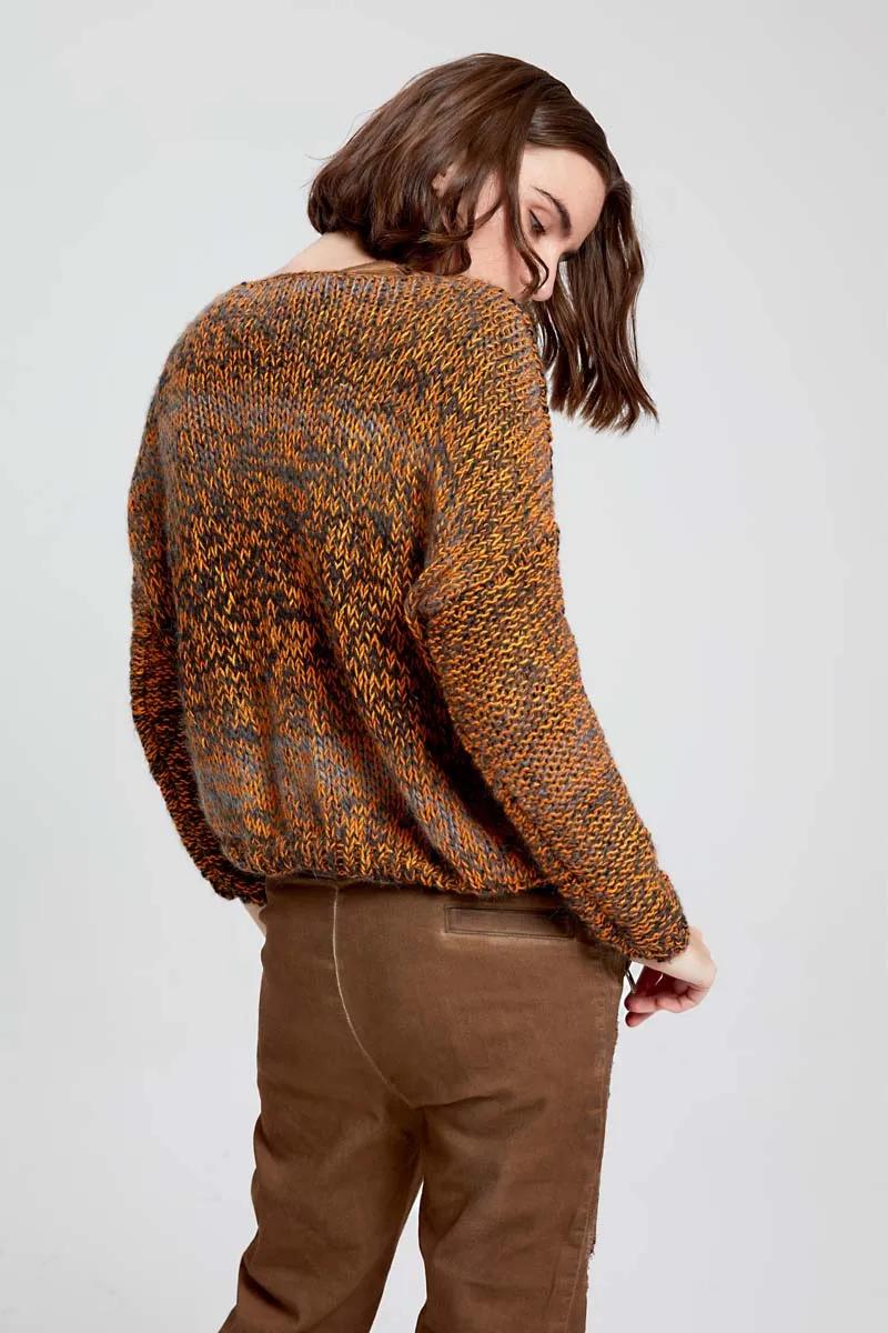 Hand Knitted Pullover - Original Copper